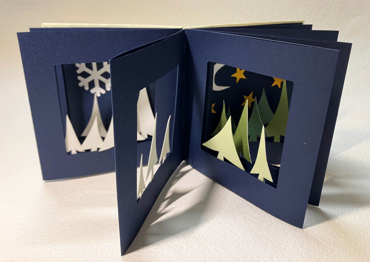 Domenica mattina 19 Aprile - CORSO LIBRO d'ARTISTA - Pagine doppie con effetto finestra su dorso apribile a 360°