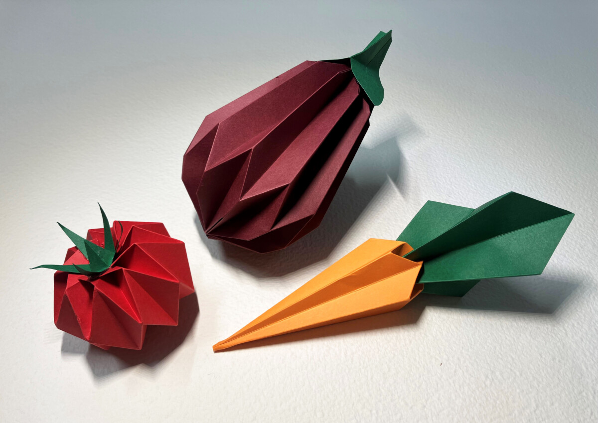 Corso breve di Origami Design: Sabato mattina 9.30 -12.30
nei giorni 4-11-18-25 Maggio e 1-8 Giugno. 
Il Corso è riservato a chi ha qualche conoscenza di piegatura e non è possibile iscriversi a un solo incontro  
